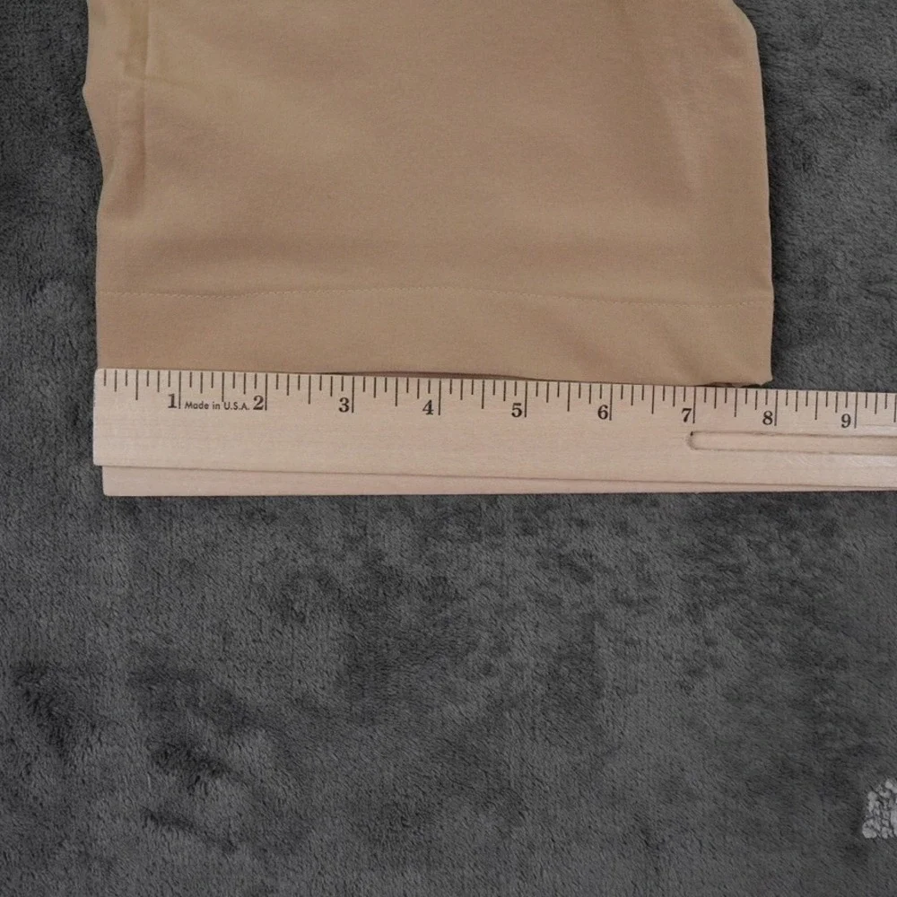 The North Face Convertible Pants Men 30x32 Tan Khaki Hiking Zip Off Logo Pants